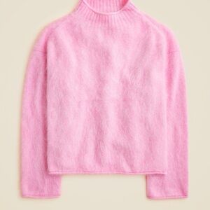Jcrew Brushed Cashmere Pink Sweater
